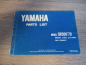 Preview: Yamaha SR500 2J4 3H0 (1979) Ersatzteilkatalog Parts List Original  Original Ersatzteil – MG-Teileshop