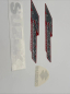 Preview: SUZUKI EMBLEM STREIFEN SATZ AY50Y EMBLEM-SATZ TEILG.ROT D01679