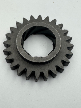 Preview: Detailansicht des Yamaha Kickstart-Zahnrads 24T – OEM-Teil für 80cc Modelle.