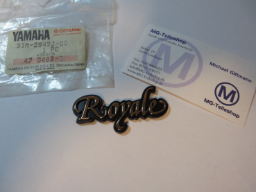 Yamaha Koffer Emblem Venture Royale XVZ1300 XVZ1200 Topcase emblem Original NEU
