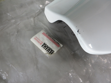 Preview: Yamaha Seitendeckel Verkleidung rechts DT50 MX Typ 1NN side cover Original NOS