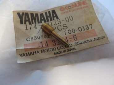 Yamaha Luftregulierungsschraube RD250 LC air adjusting screw 174-14123-00 Original NEU 174-14123-00 Original Ersatzteil – MG-