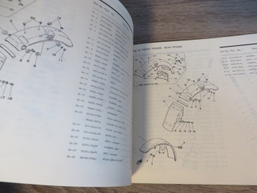 Preview: Yamaha XS650 447 1U3 Ersatzteilkatalog Parts List Genuine