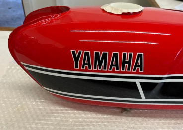 Yamaha Benzintank Tank Rot FS1 FS1-DX fuel tank red original NEU