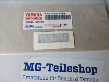 Yamaha Aufkleber Schriftzug Emblem Lenkerverkleidung YM50 Breeze graphic sticker 4MV-F8315-00