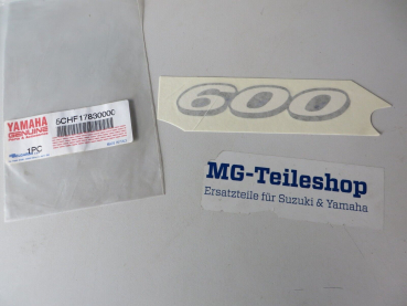 Yamaha Aufkleber Heckverkleidung Dekor TT600 R decal sticker 5CH-F1783-00 Original NOS