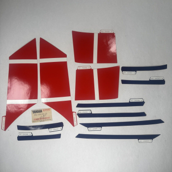 AUFKLEBERSATZ, GRAPHIC SET YAMAHA XT600 34L-24240-10 ORIGINAL NOS
