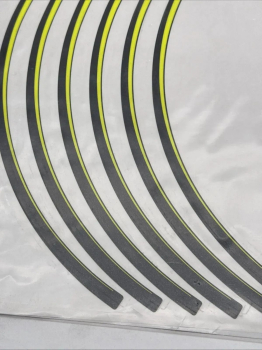 SUZUKI FELGENAUFKLEBER GSX-S1000 WHEEL RIM DECAL ONE WHEEL 99183-48K00-YEL D1730