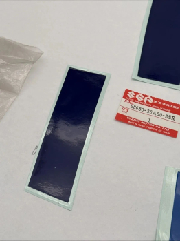 SUZUKI STREIFENSATZ RG125 RG125AU RG125C TAPE SET,SIDE RH 68680-36A50-3SR D01750