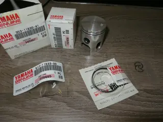 Yamaha Kolben Kit 4. Übermaß LB50 Chappy LB3-M Bop TY50M piston set 353-11630-40 Original NEU
