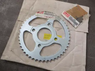 Yamaha Ritzelsatz RD80 LCII front and rear sprocket original NEU