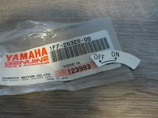 Yamaha Aufkleber Zündschloss Bedienung LB50 Chappy Original NOS