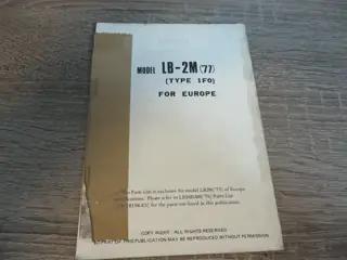 Yamaha LB50 Chappy Ersatzteilkatalog Ergänzung 1977 Parts List