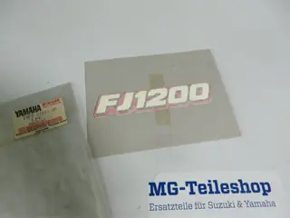 Yamaha Aufkleber Schriftzug Heckverkleidung FJ1200 sticker tail cover 1WJ-21663-00 Original NOS