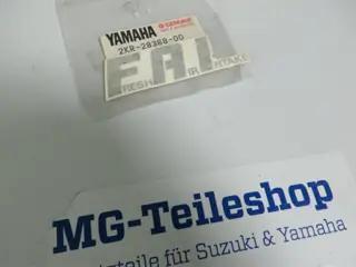 Yamaha Aufkleber Schriftzug Frontverkleidung FZR1000 FZR750 R Fresh Air Intake 2KR-28368-00 Original NOS