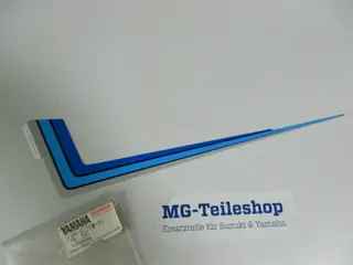 Yamaha Dekor Aufkleber blau Seitendeckel links XJ650 sticker 11N-2173E-10 Original NOS