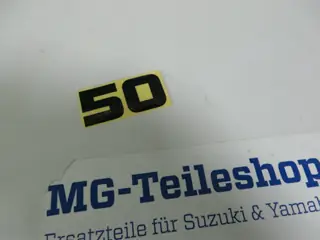 Yamaha Schriftzug Dekor Aufkleber Seitendeckel DT50M sticker side cover 2M4-21787-40 original NOS