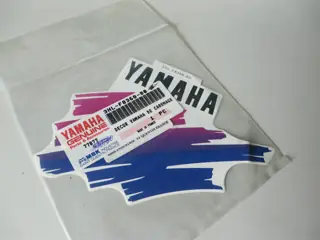 Yamaha Dekor Aufkleber Lampenmaske DT50R sticker decal Original NOS