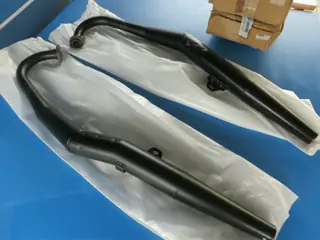 Yamaha Auspuff Anlage 27PS RD250 LC muffler Original NOS