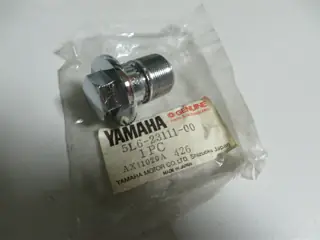 Yamaha Gabelverschluss Schraube RX50 RX80 SE fork bolt cap 5L6-23111-00 Original NEU
