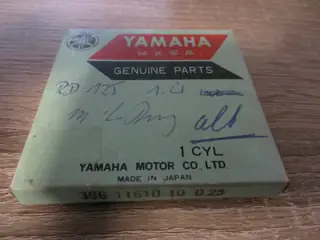 Yamaha Kolbenringe L-Ring Version RD125 AS3 +0.25mm Übermaß Original