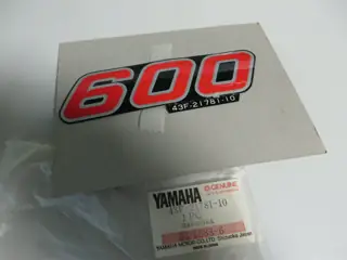 Yamaha Emblem Aufkleber Schriftzug Seitendeckel XT600 43F Side Cover graphic  43F-21781-10 Original