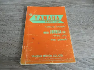 Yamaha Chappy Teile Katalog LB80 Chappy parts list catalogue Explosionszeichnungen