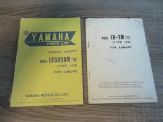 Yamaha LB50 Chappy Ersatzteilkatalog 1976 + Ergänzung 1977 Parts List