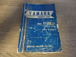 Yamaha XT500 1U6 (1977) Ersatzteilkatalog Parts List Original