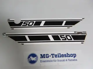 Yamaha Seitendeckel Aufkleber FS1 DX (1977) Emblem Original
