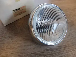 Yamaha Scheinwerfer mit Chromring LB50 Chappy RD50M headlight 41M-84103-20 Original