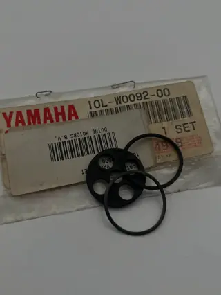 YAMAHA Kraftstoffhahn-Ventilsatz DT175 XS400 Fuel Tap, Round Valve + 2 O-Rings 10L-W0092-00