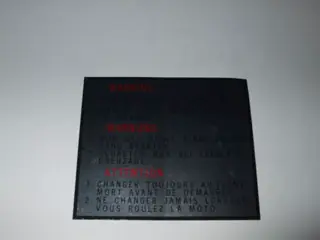 Yamaha Chappy Label Warning Warnung Aufkleber 591-15435-00 Original
