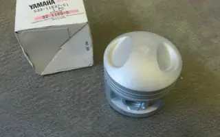 Yamaha Kolben XS650 XS650 SE piston Übermaß 0.75 mm 533-11637-01 Original Neu