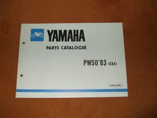 Yamaha PW50 `83 (4X4) Parts Catalogue Teilekatalog Ersatzteilliste 134X4-300E1 Original NEU