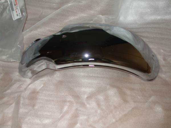 Yamaha LB50 LB80 Chappy Chrom Kotflügel hinten Rear Fender Original NEU