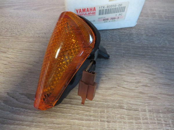 Yamaha FJ1200 1XJ left front flasher 1TX-83310-00 Original NEU 1TX-83310-00 Genuine spare part – MG-Teileshop