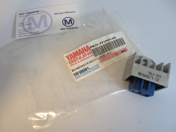 Yamaha Rectifier & Regulator Assy XT125 EW50 Slider YH50 Why YN50 YN100 Neos YQ50 Aerox TZR50 CS50 Jog CW50 BW`S 5RN-H1960-00