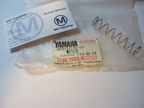 Yamaha Vergaser Gasschieber Feder FS1 DX FS50 carburetor spring 260-14131-00 original NEU