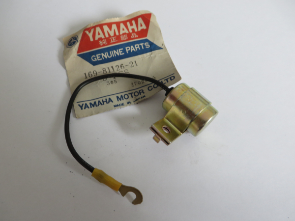 Yamaha Zündkondensator YDS5 DS6 condenser 169-81126-21 Original NOS 169-81126-21 Original Ersatzteil – MG-Teileshop