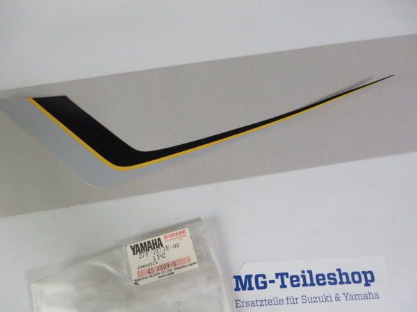 Yamaha Dekor Aufkleber Seitendeckel links XJ650 27F-2173E-00 Original NOS 27F-2173E-00 Original Ersatzteil – MG-Teileshop