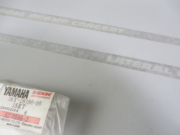 Yamaha Frontverkleidung Aufkleber Schriftzug FJ1100 Lateral Frame Concept 36Y-28390-00 Original NOS