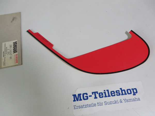 Yamaha Tankaufkleber vorne rechts Tank Dekor XT500 2H1-24247-00 Original NOS 2H1-24247-00 Original Ersatzteil – MG-Teileshop