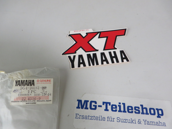 Yamaha Tankaufkleber Schriftzug XT250 XT550 sticker 5G4-24161-20 Original NOS 5G4-24161-20 Original Ersatzteil – MG-Teileshop