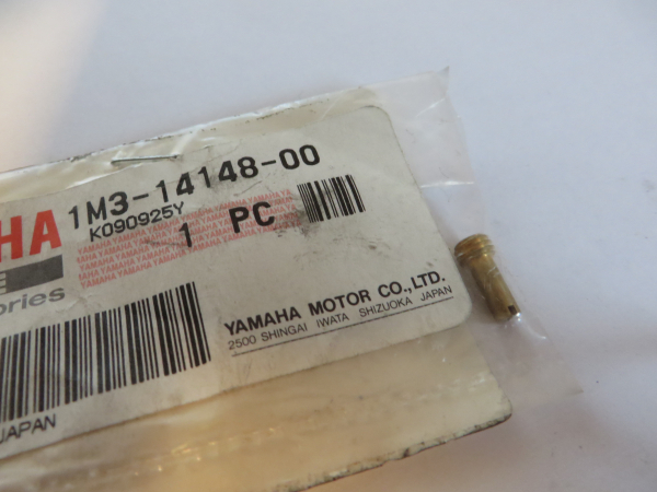 Yamaha LB50 Chappy pipe pilot jet 1M3-14148-00 Original NEU 1M3-14148-00 Genuine spare part – MG-Teileshop