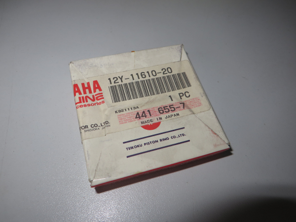 Yamaha DT50 MX DT50R Piston Rings 1ST O/S 12Y-11610-20 Original Neu 12Y-11610-20 4EU-11605-20 4EU-11605-00 Genuine spare part