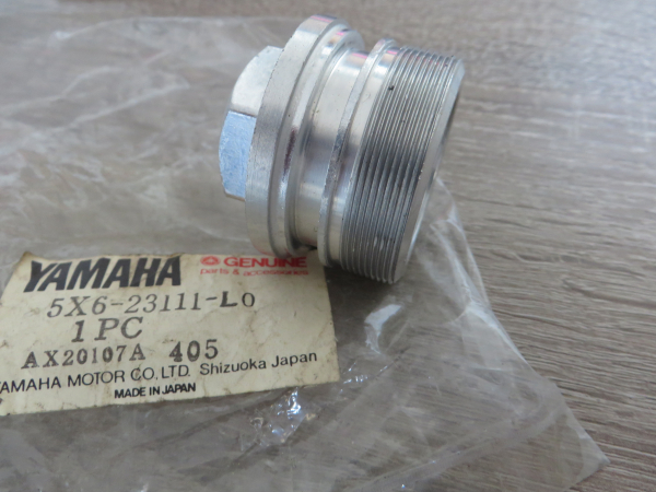 Yamaha Gabelverschluss YZ250 YZ490 front fork top cap 5X6-23111-L0 Original NEU 5X6-23111-L0 Original Ersatzteil – MG-Teilesh