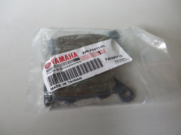 Yamaha WR125 rear brake pads 22B-F5911-00 original 22B-F5911-00 Genuine spare part – MG-Teileshop