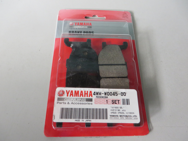Yamaha Bremsbeläge vorne XVS650 Drag Star XP500 TMax XVZ1300 XV1600 Wild Star brake pads original