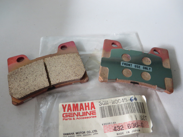 Yamaha FZR1000 brake pads Original NEU 3GM-W0045-60 Genuine spare part – MG-Teileshop